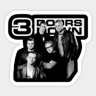 3 Doors Down Sticker